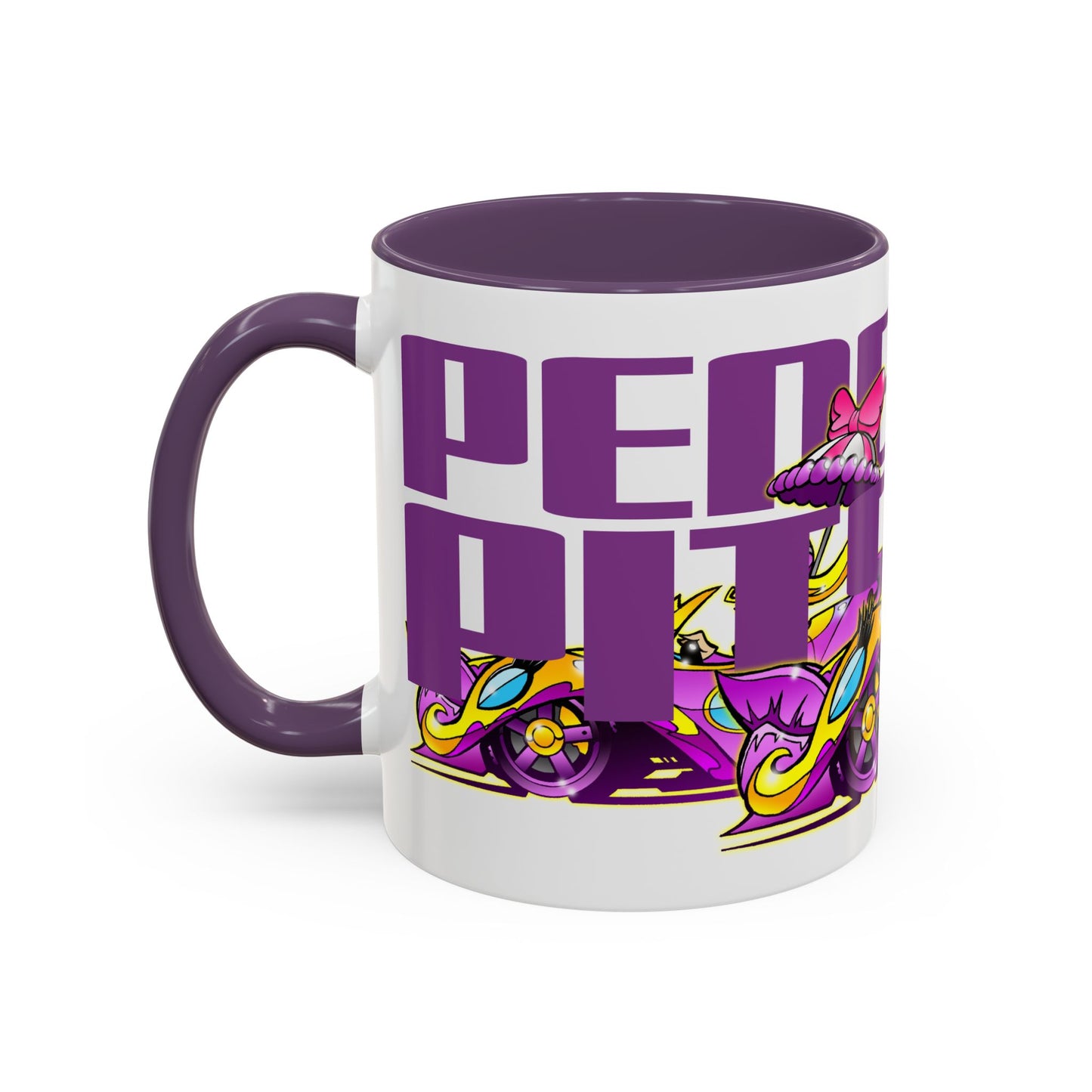 PENELOPE PITSTOP Wacky Races Cartoon Collectible Fireball Art Coffee Mug - 2 Sizes