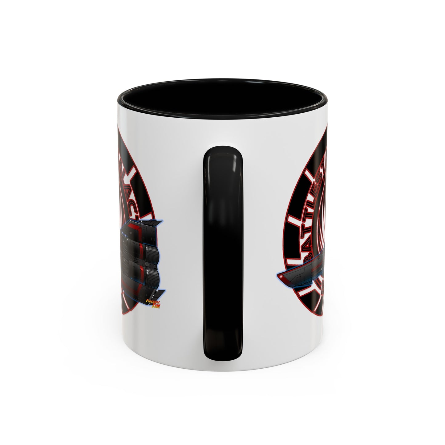 BATTLESTAR GALACTICA Viper Concept Art Crest Coffee Mug 11 and 15oz