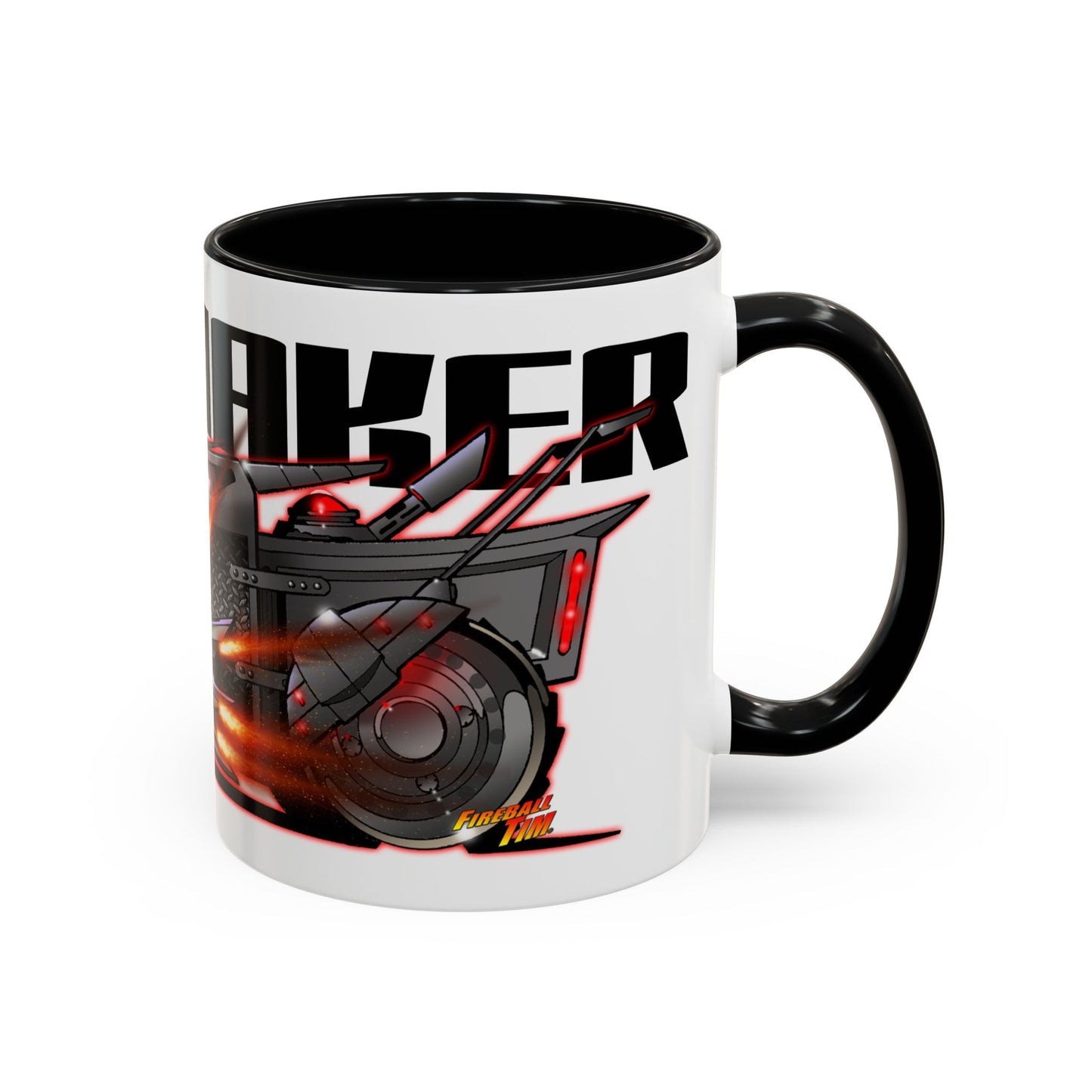 BATSHAKER BATMOBILE Batman Collectible Coffee Art Mug 2 Sizes