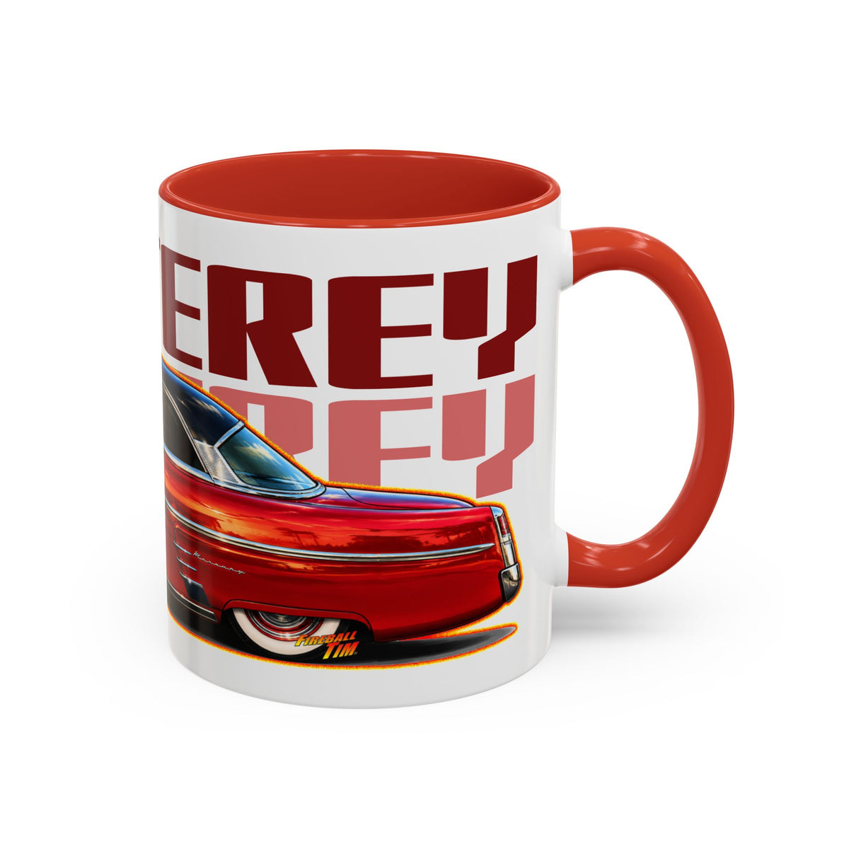 MERCURY MONTEREY 1953 Collectible Fireball Art Coffee Mug - 2 Sizes