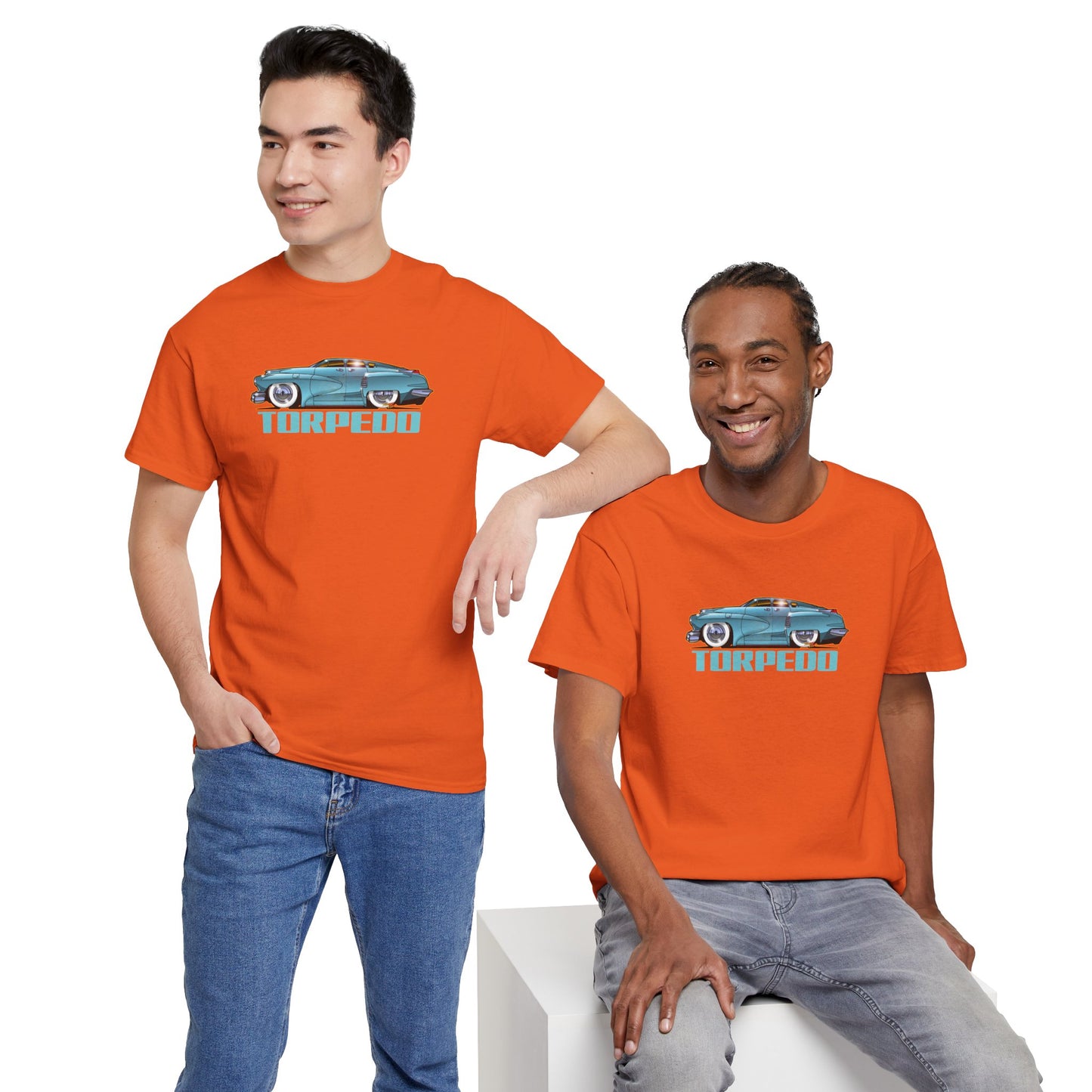 TUCKER TORPEDO 48 Collectible Fireball Art Cotton Tees