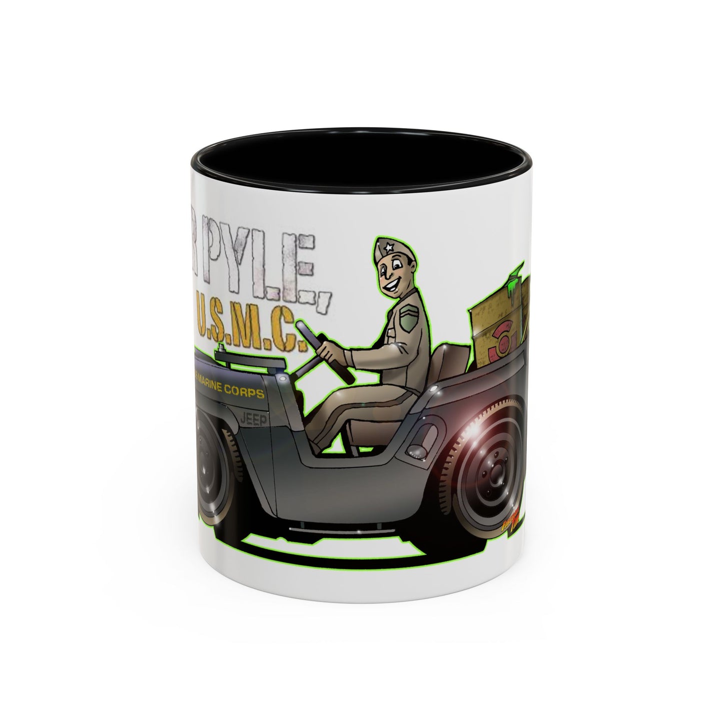 GOMER PYLE Vintage Military Jeep Collectible Coffee Mug 2 Sizes