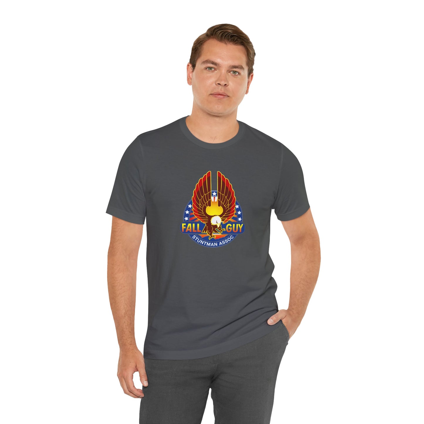 THE FALL GUY Stuntman Association Unisex Jersey Short Sleeve Tee - 12 Colors
