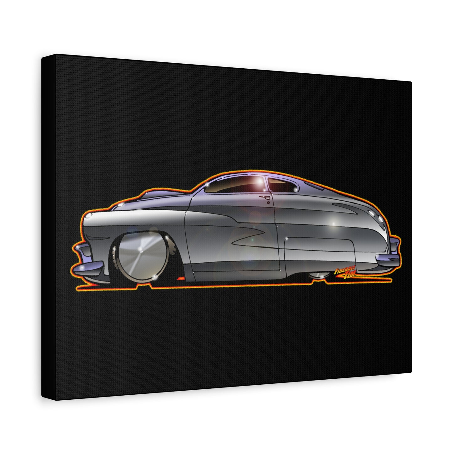 COBRA MERCURY Sylvester Stallone Collectible Fireball Art Canvas Print