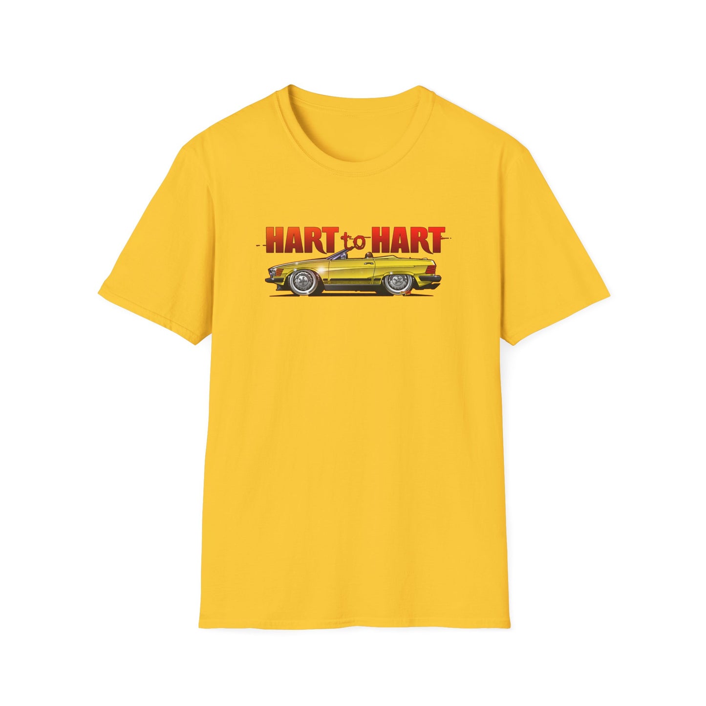 HART to HART TV Show Mercedes 450SL Concept Art Softstyle T-Shirt Multiple Colors