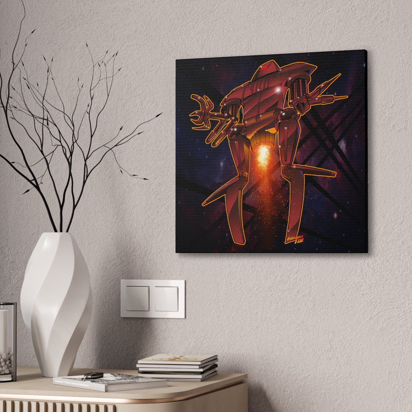 THE BLACK HOLE Movie Maximillian Robot Canvas Art MASTERPRINT 2 Sizes