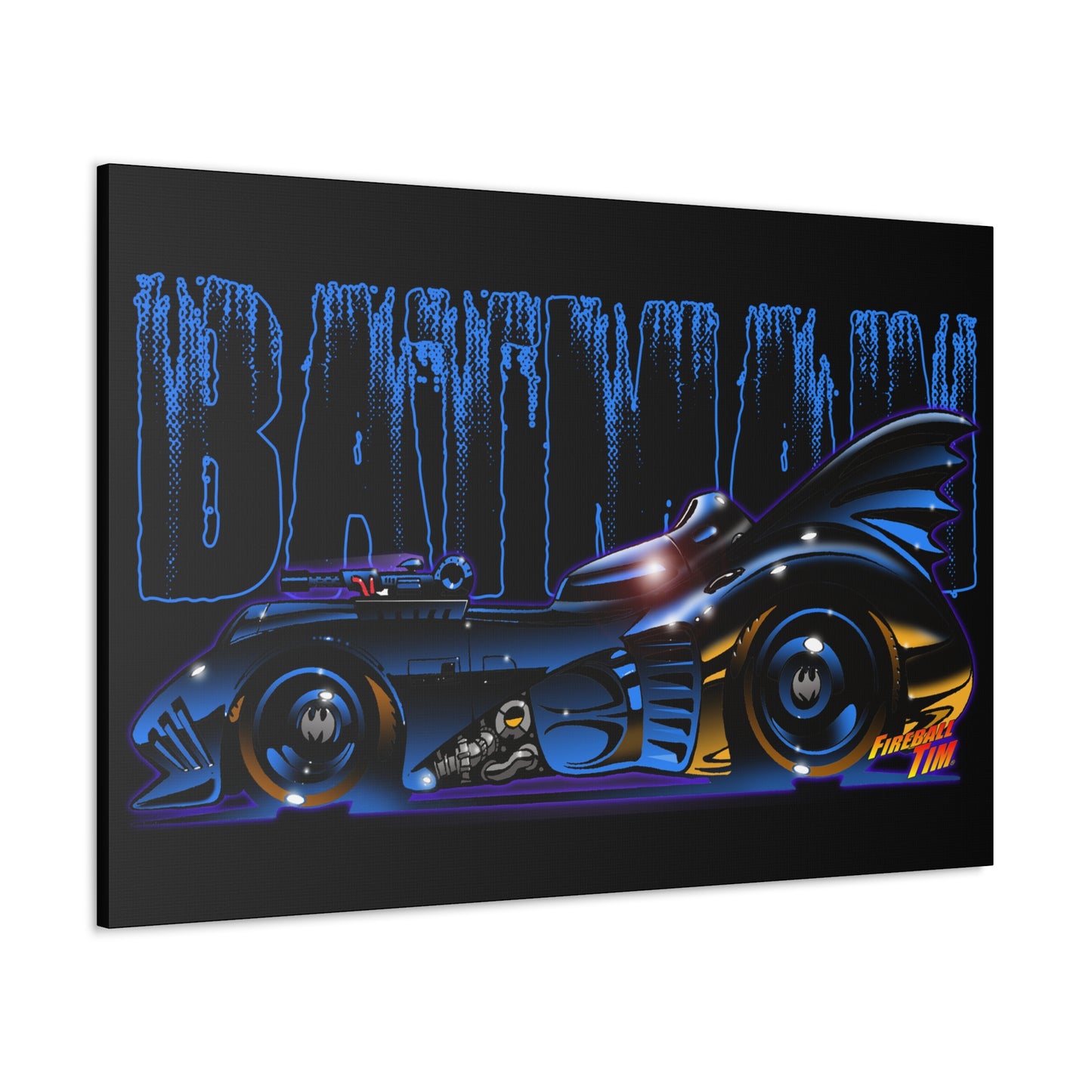 BATMOBILE 1989 Batman Concept Art Canvas HYPERPRINT 48x32