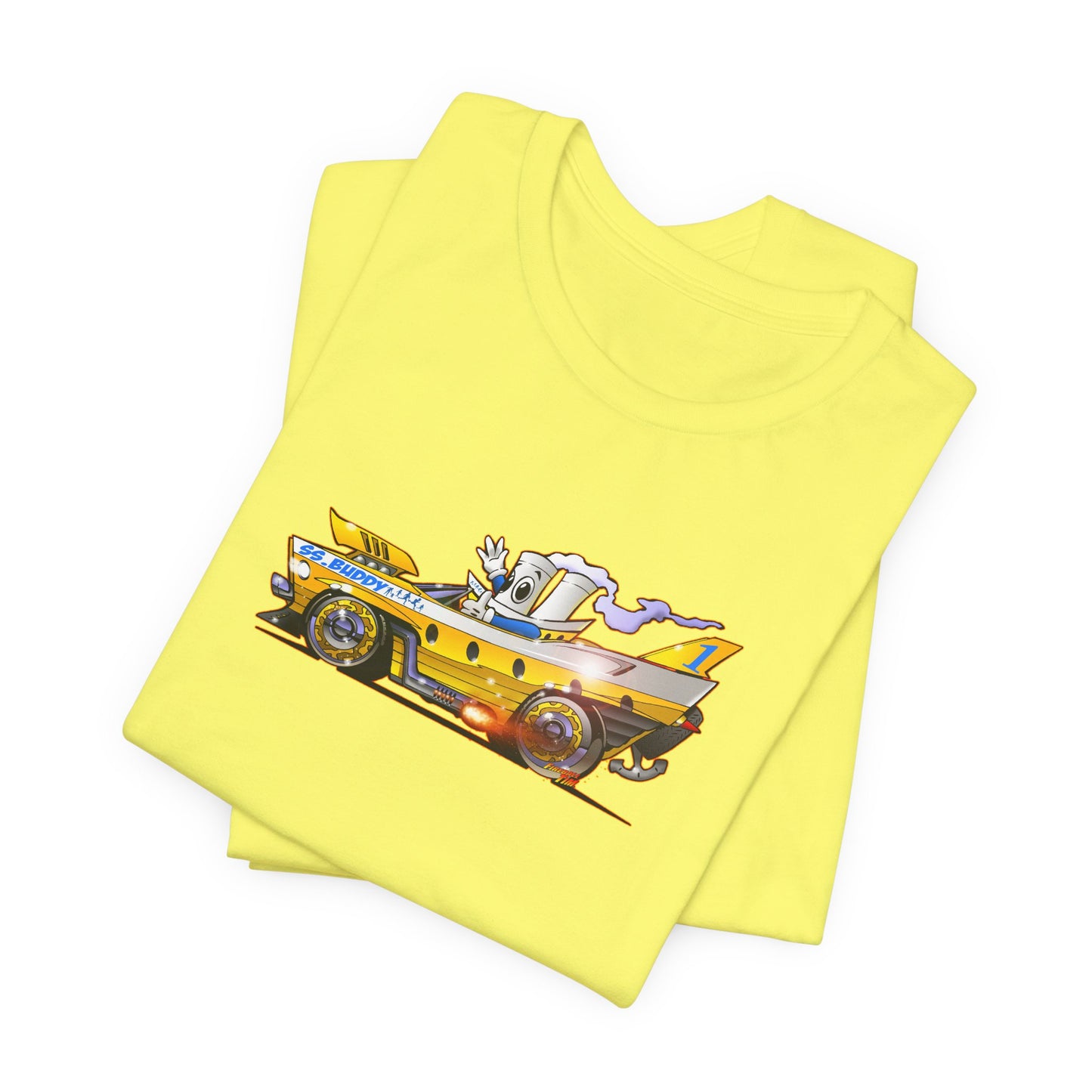 BUDDY CRUISE BUDDYMOBILE Custom Car Art Short Sleeve Tee in 17 Colors