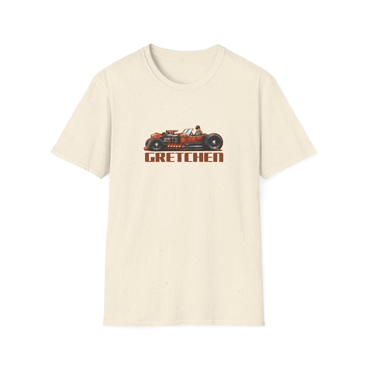 CUSTOM RAT ROD Hot Rod Gretchen Collectible Fireball Art TeeShirt
