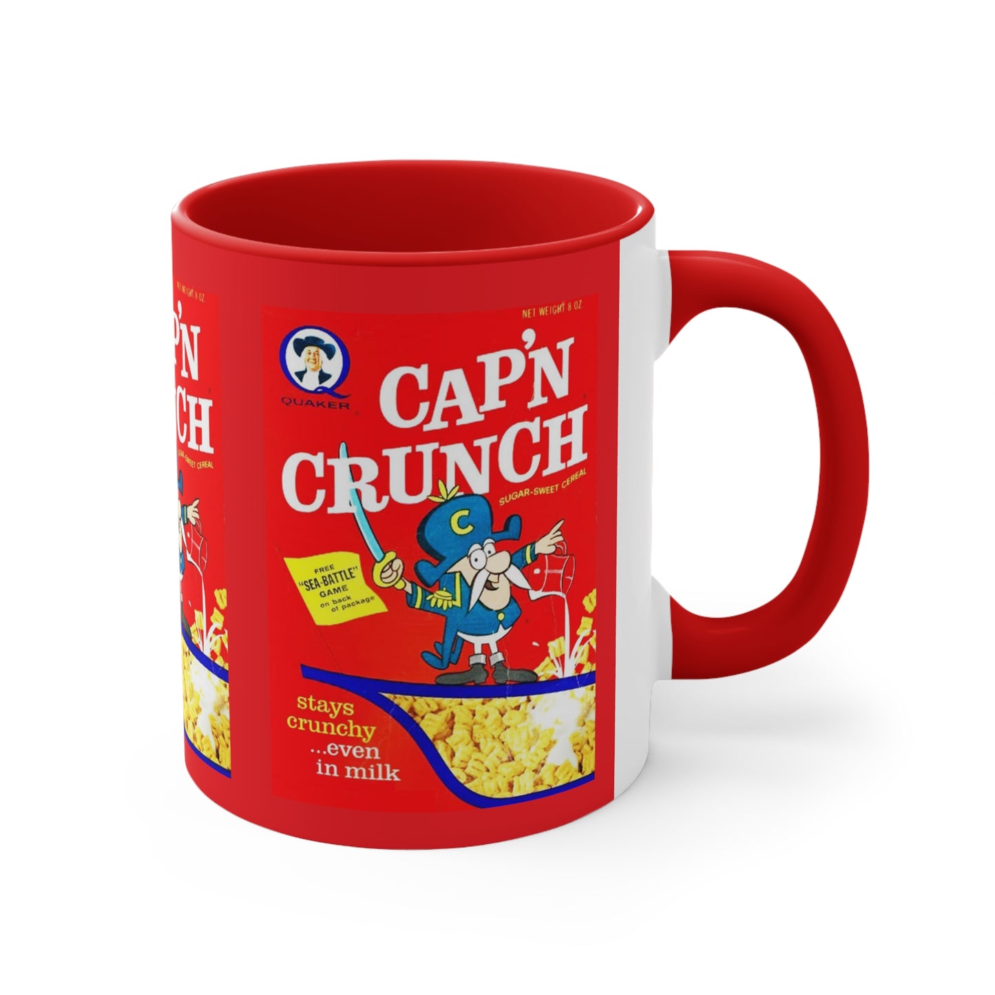 CAPTAIN CRUNCH Cereal Box Art Coffee Mug 11oz