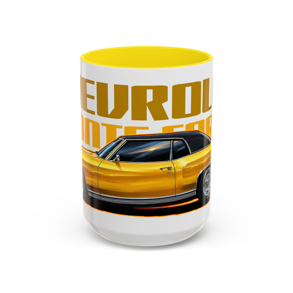 CHEVROLET MONTE CARLO 1972 Collectible Fireball Art Coffee Mug - 2 Sizes