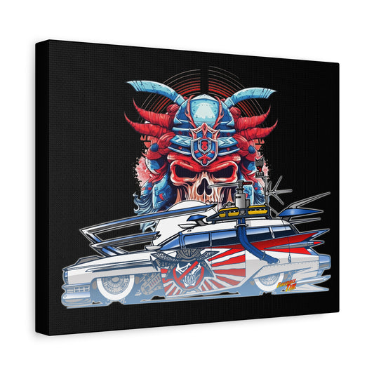 GHOSTBUSTERS BOSOZOKU ECTO 1 Movie Car Canvas Art Wall Print - 11x14