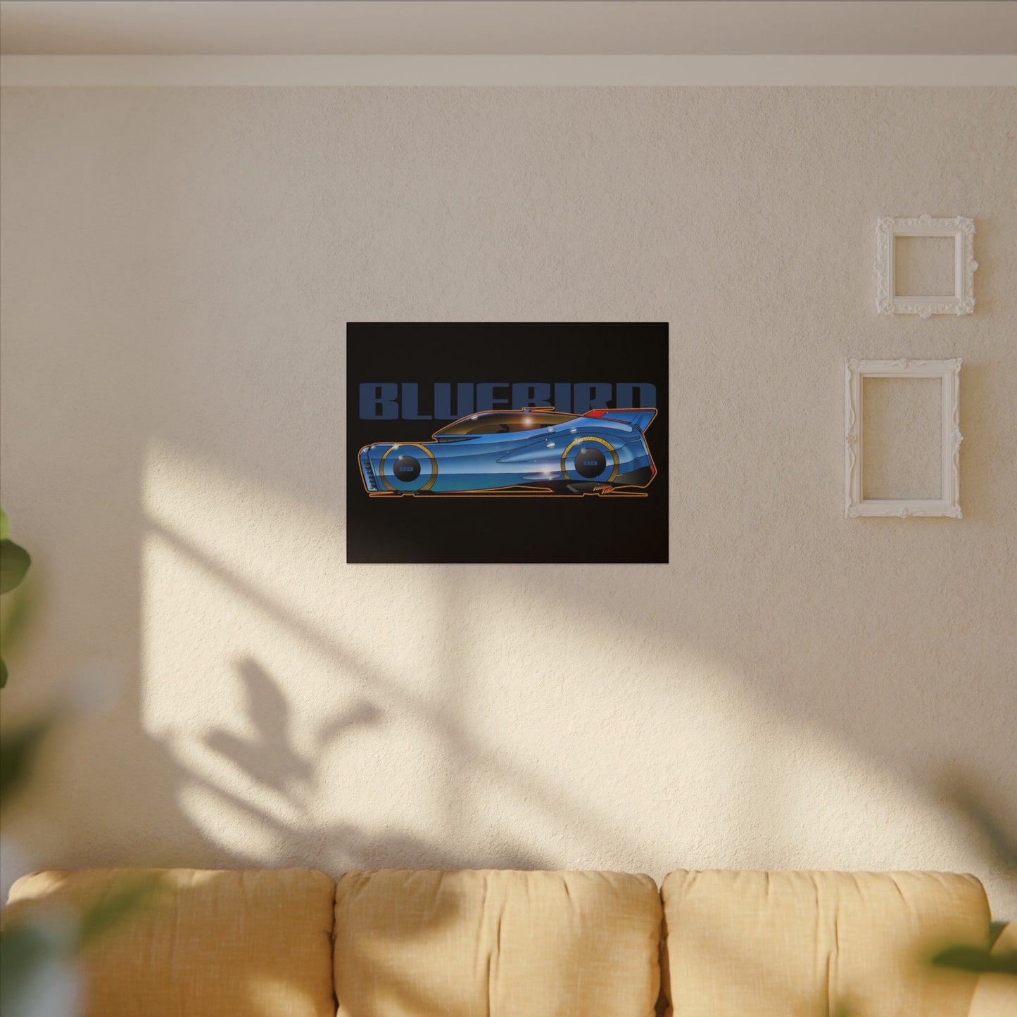 BLUEBIRD FIREBALL CONCEPT Canvas Art Print - 11x14