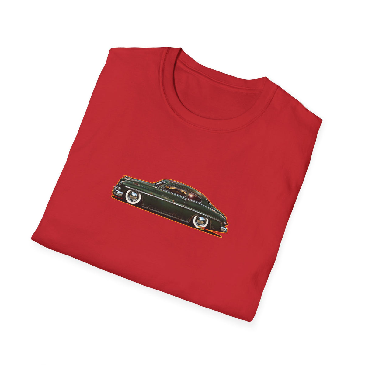 MERCURY COUPE 1950 Collectible Fireball Art TeeShirt