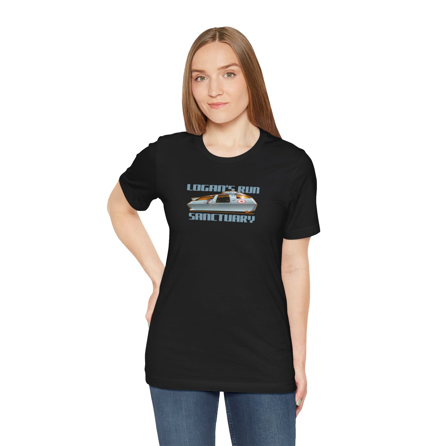 LOGAN'S RUN Sci Fi TV Car Collectible Fireball Art Short Sleeve Tee 12 Colors