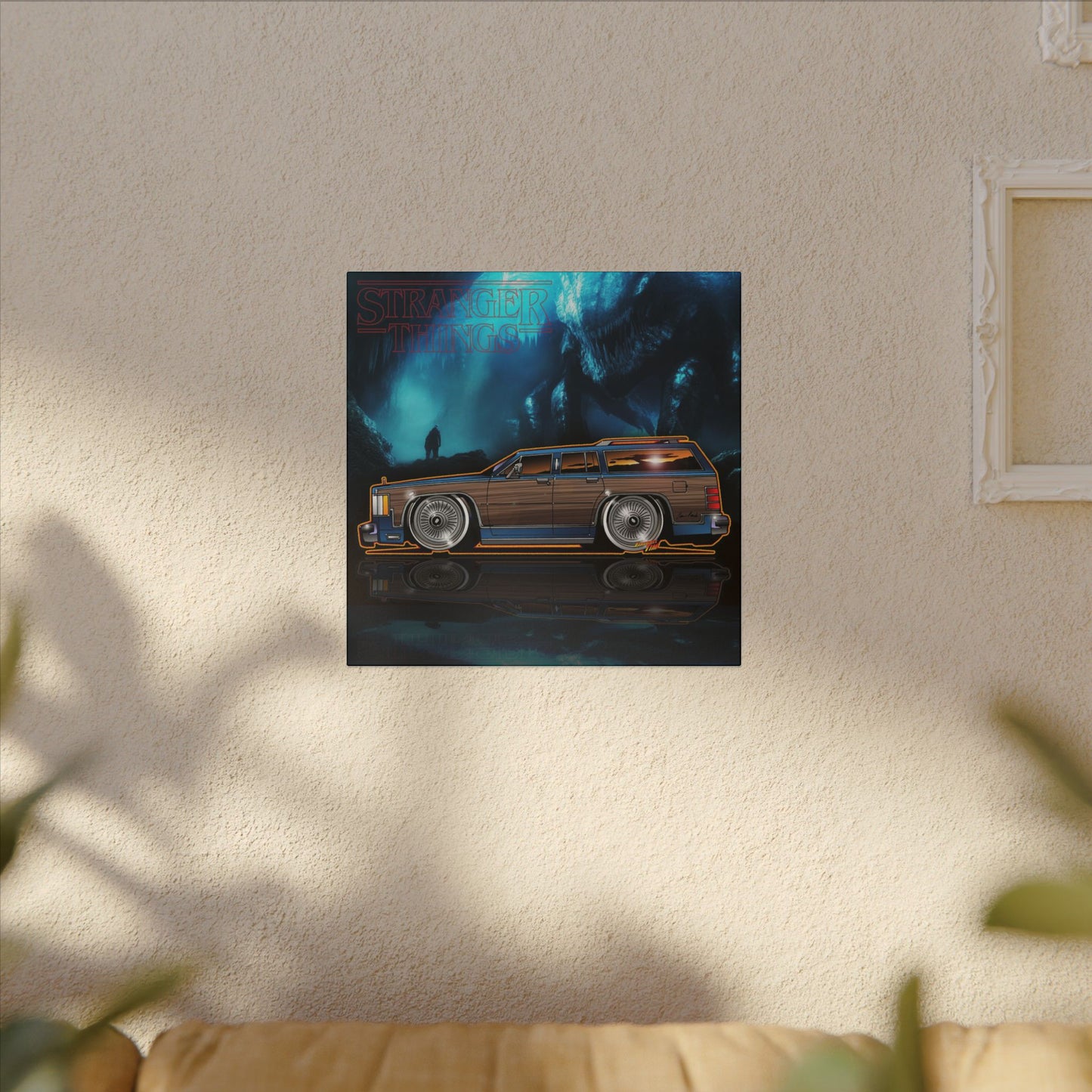 STRANGER THINGS Mercury Colony Park Wagon Collectible Canvas Art Wall Print - Multiple Sizes
