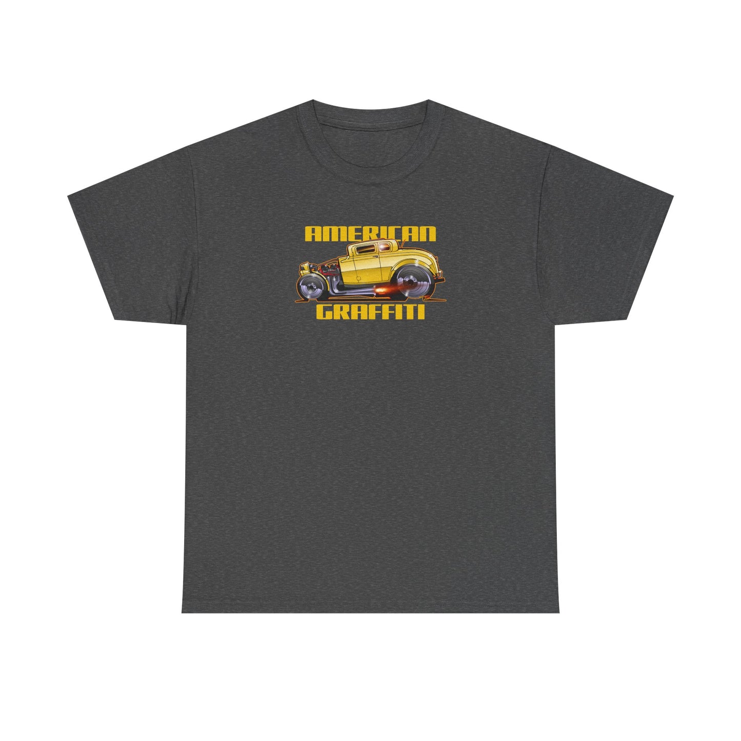 AMERICAN GRAFFITI '32 HOT ROD Movie Car Fireball Art Tee Shirt - Mutliple Colors
