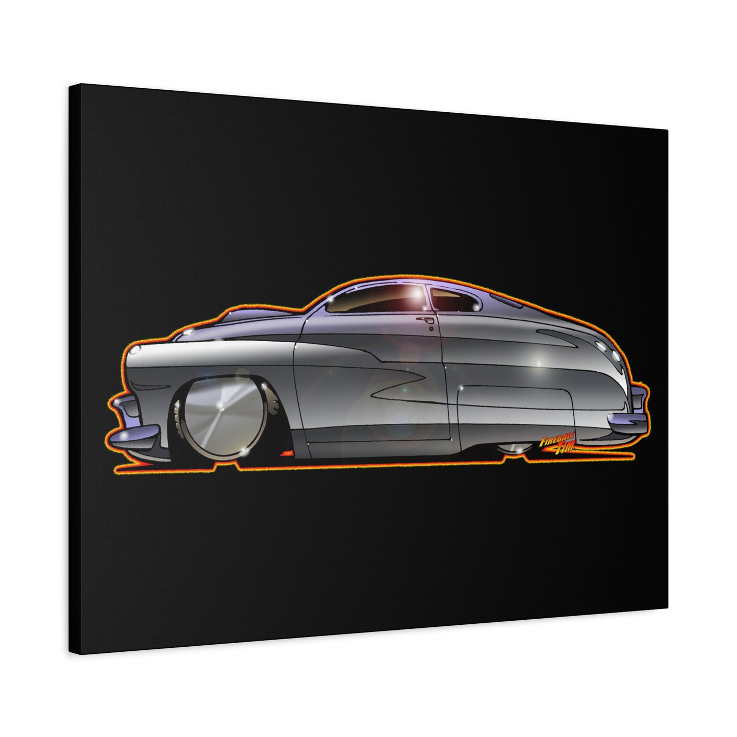 COBRA MERCURY Sylvester Stallone Collectible Fireball Art Canvas Print