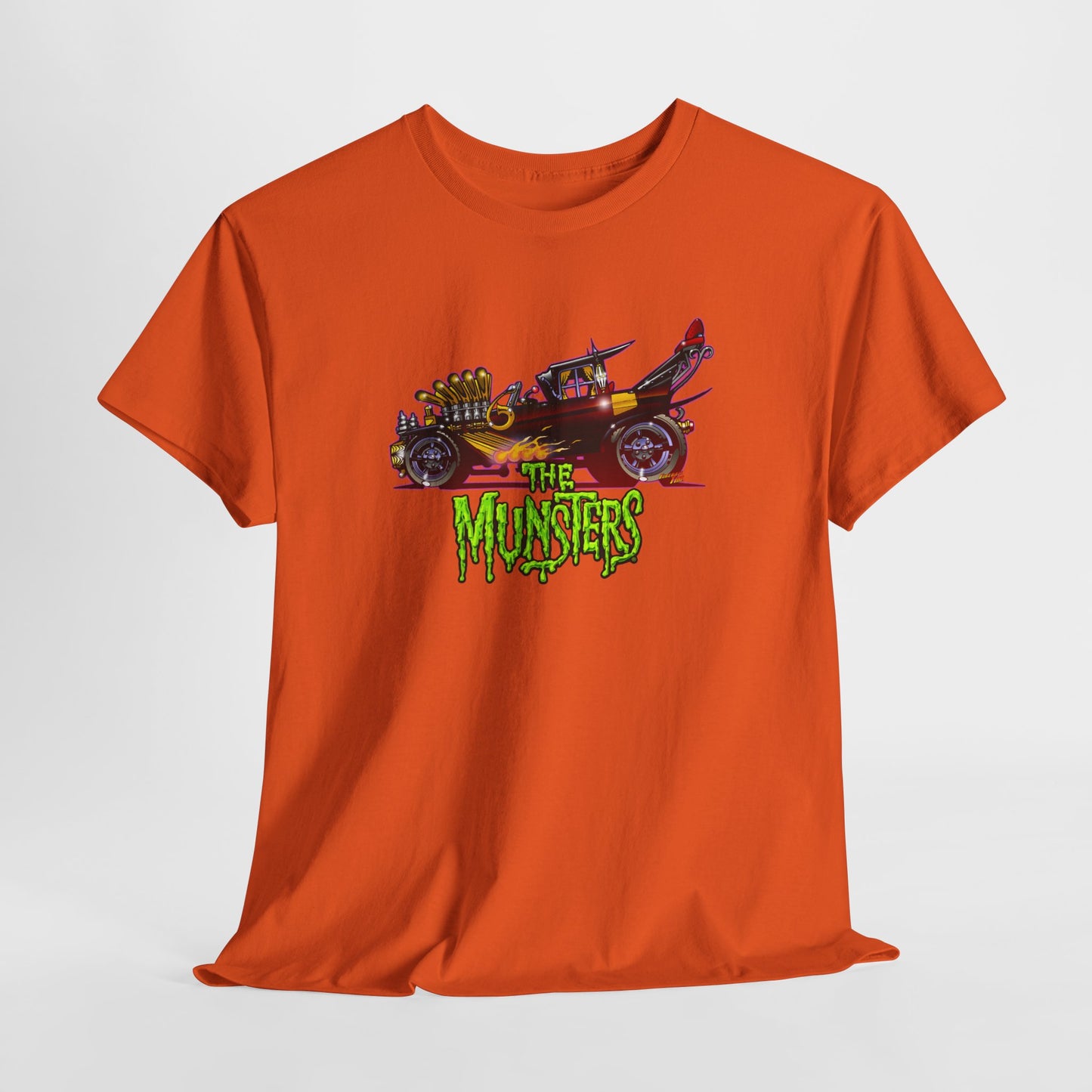 THE MUNSTERS TV Show Munster Koach Concept Art Cotton Tee Shirt 11 Colors