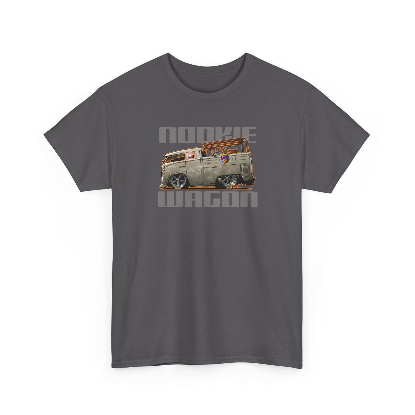 CUSTOM ED FOX VW BUS NOOKIE WAGON Tee Shirt - Multiple Colors