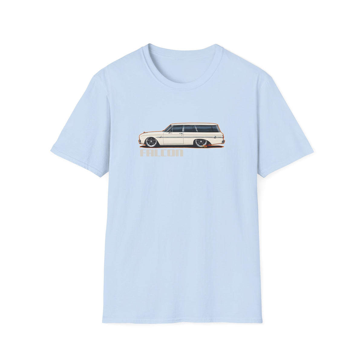 FORD FALCON WAGON Collectible Fireball Art TeeShirt