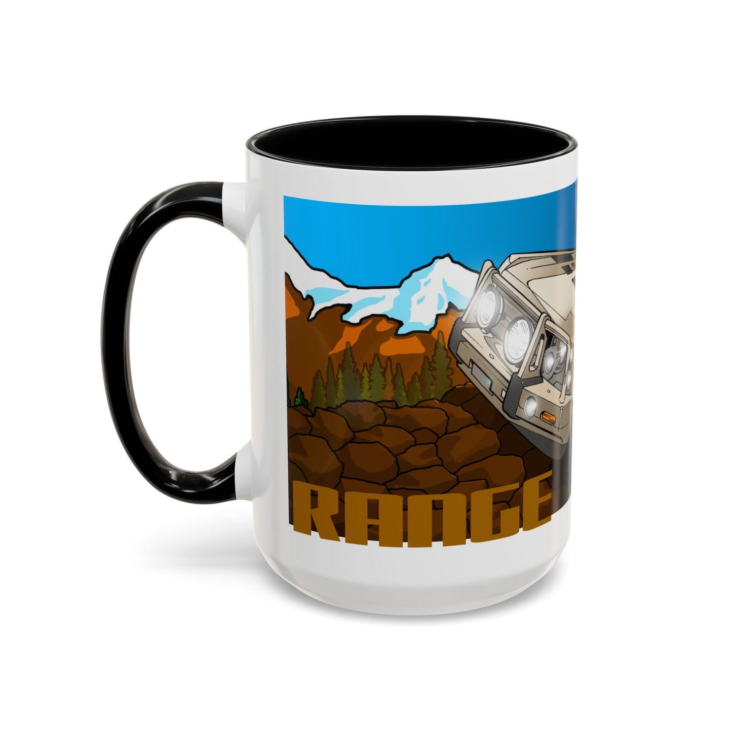 RANGE ROVER EXPLORER Fireball Art Coffee Mug - 2 Sizes
