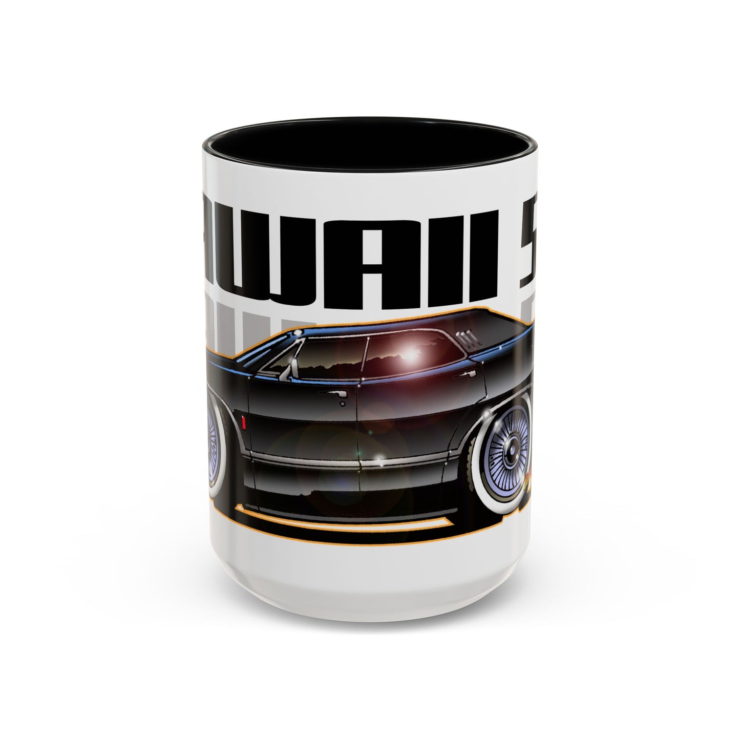 HAWAII 5-O McGarrett Mercury Park Lane Collectible Fireball Art Coffee Mug - 2 Sizes
