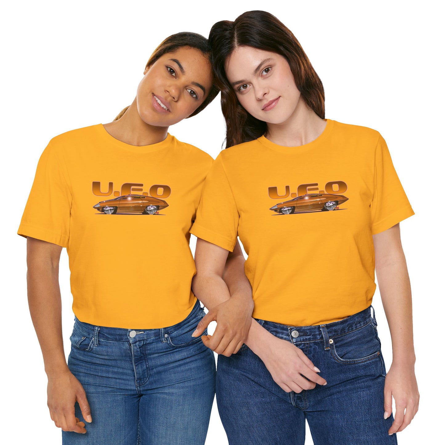 UFO ED STRAKER CAR TV Car Concept Art Short Sleeve Tee 12 Colors