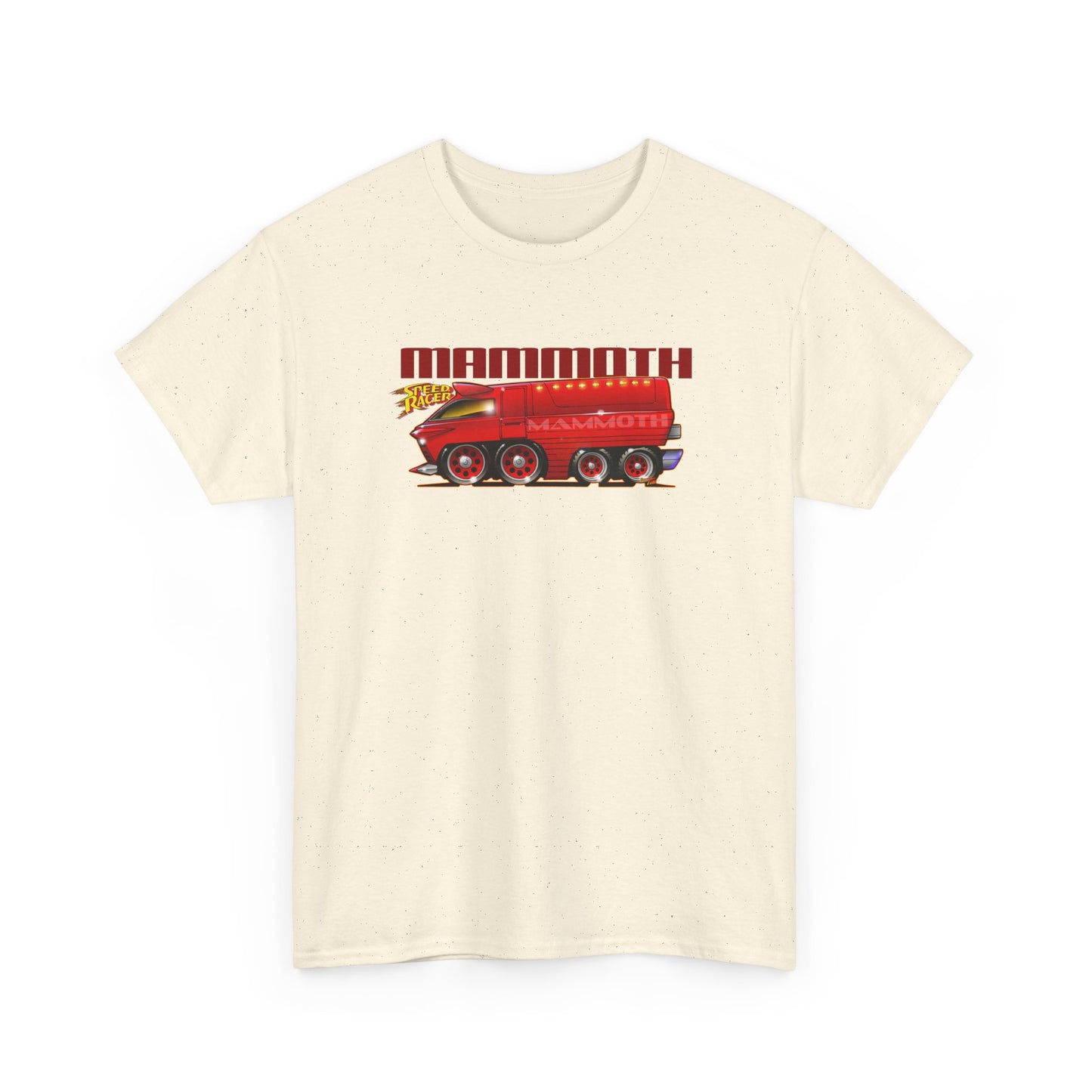 SPEED RACER MAMMOTH CAR Fireball Art Tee Shirt - Multiple Colors