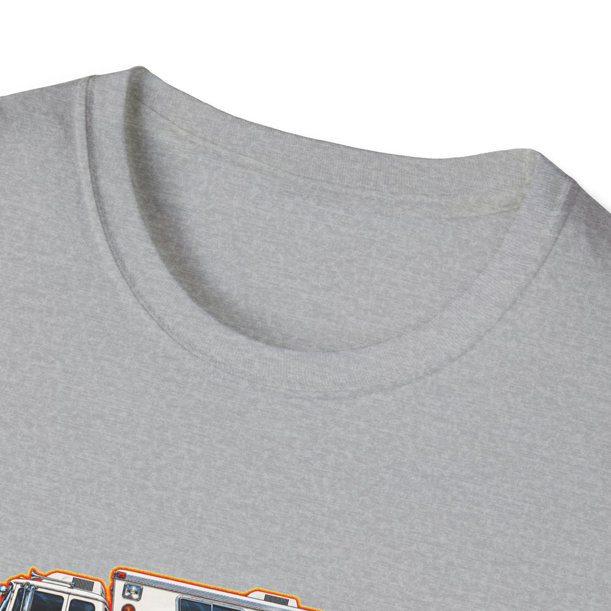 FIRE TRUCK Collectible Fireball Art TeeShirt