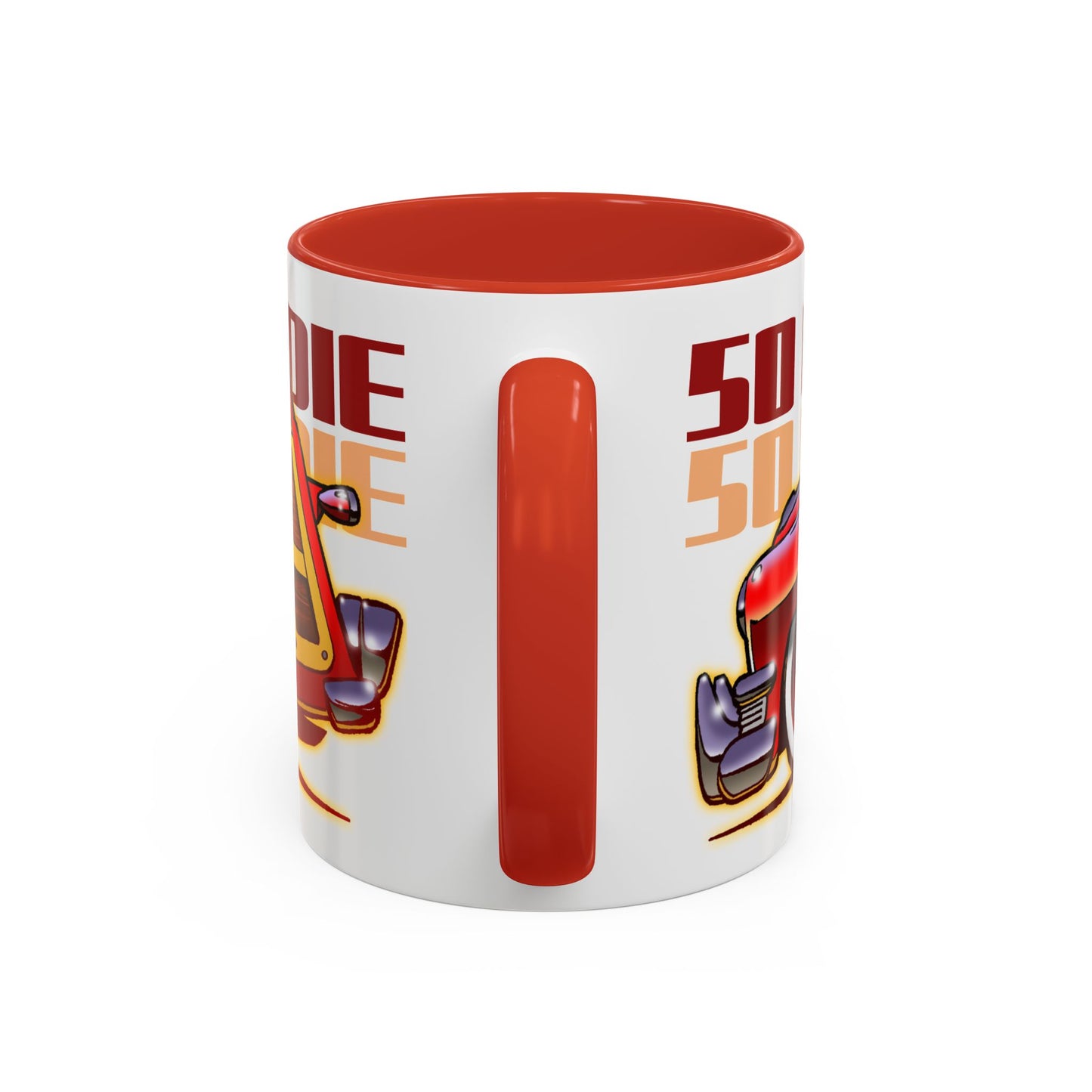 FORD WOODIE 1950 Collectible Fireball Art Coffee Mug - 2 Sizes