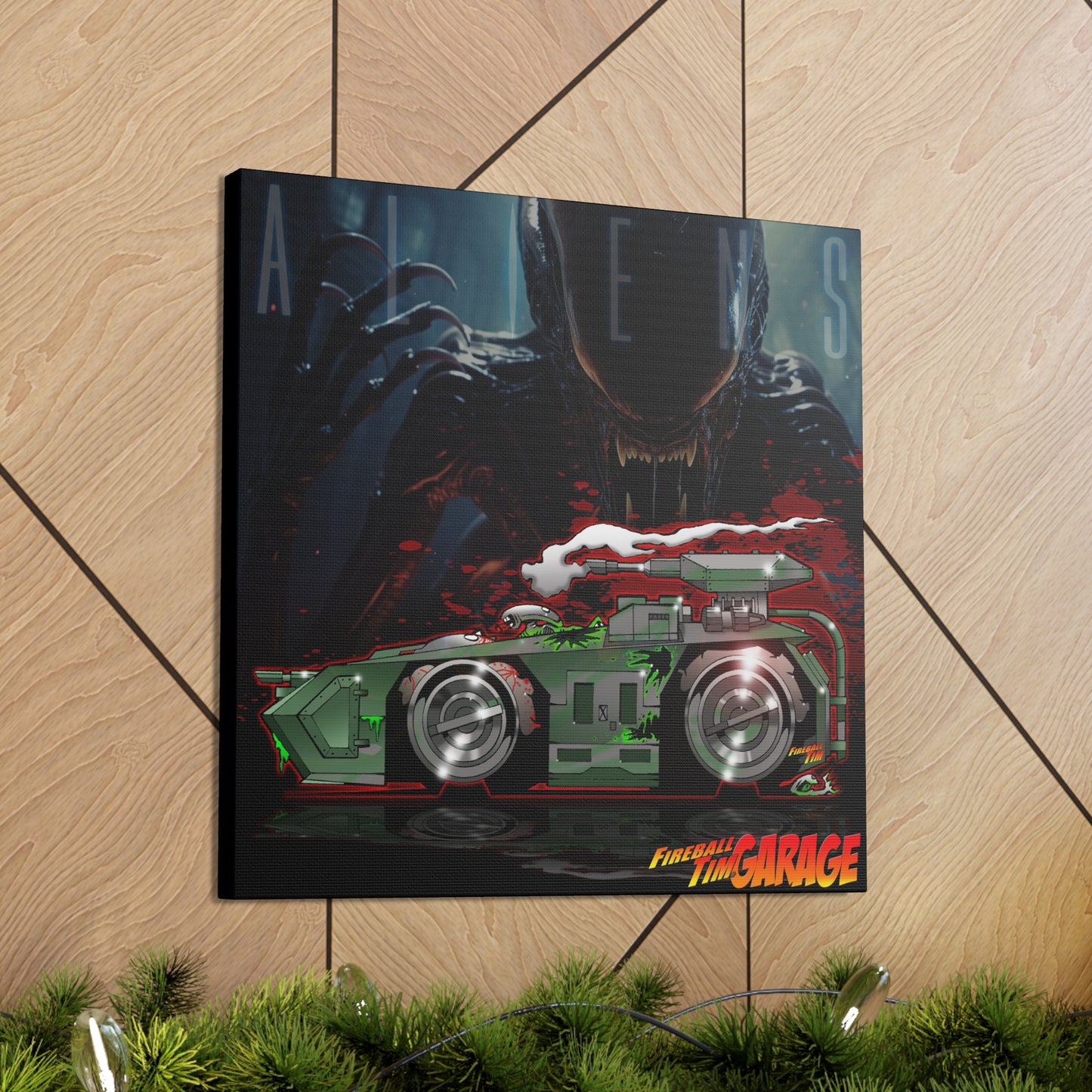 ALIENS APC TANK Movie Car Concept Art Canvas MASTERPRINT 3 Sizes