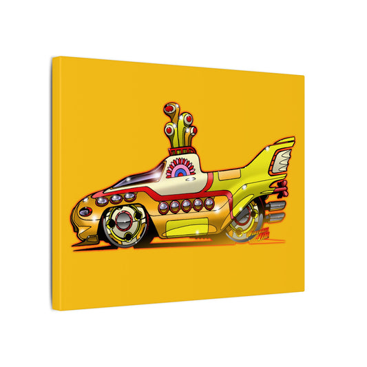 BEATLES YELLOW SUBMARINE Canvas Print Art - 11x14