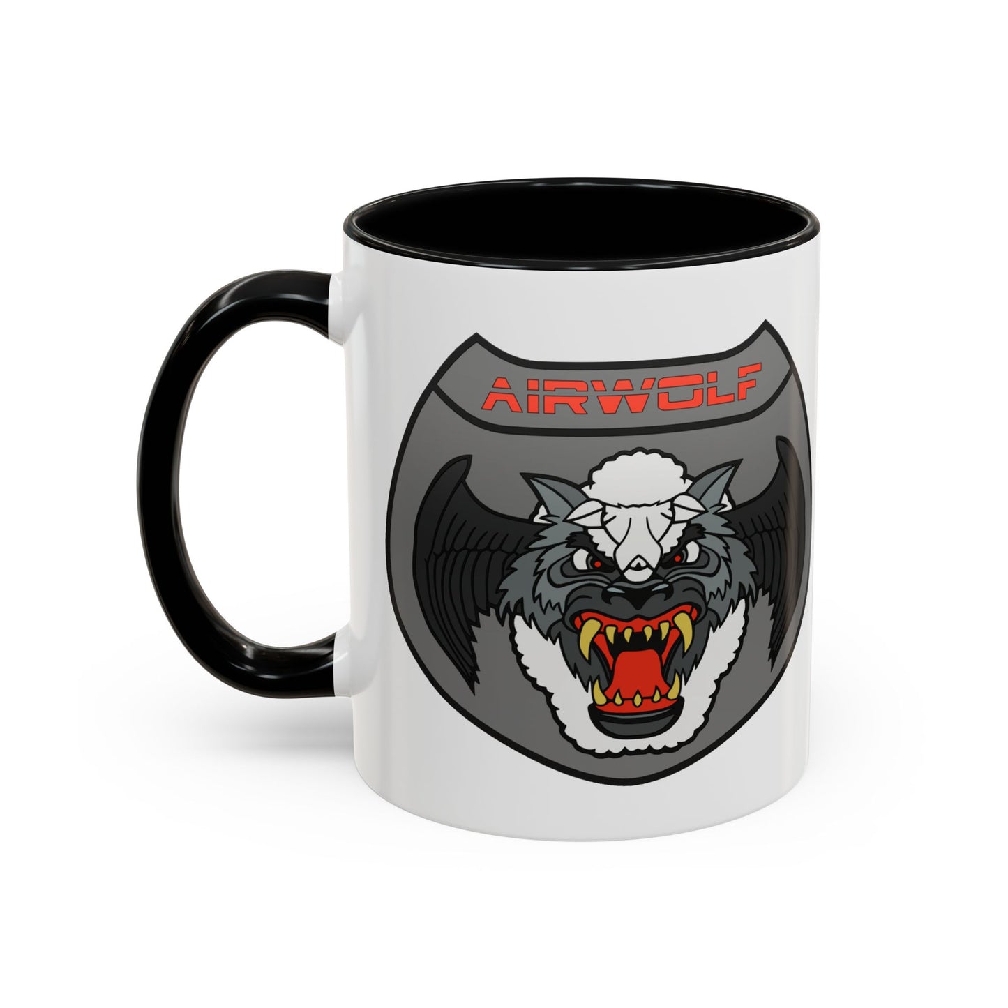 AIRWOLF TV Show Badge Collectible Coffee Mug - 2 Sizes
