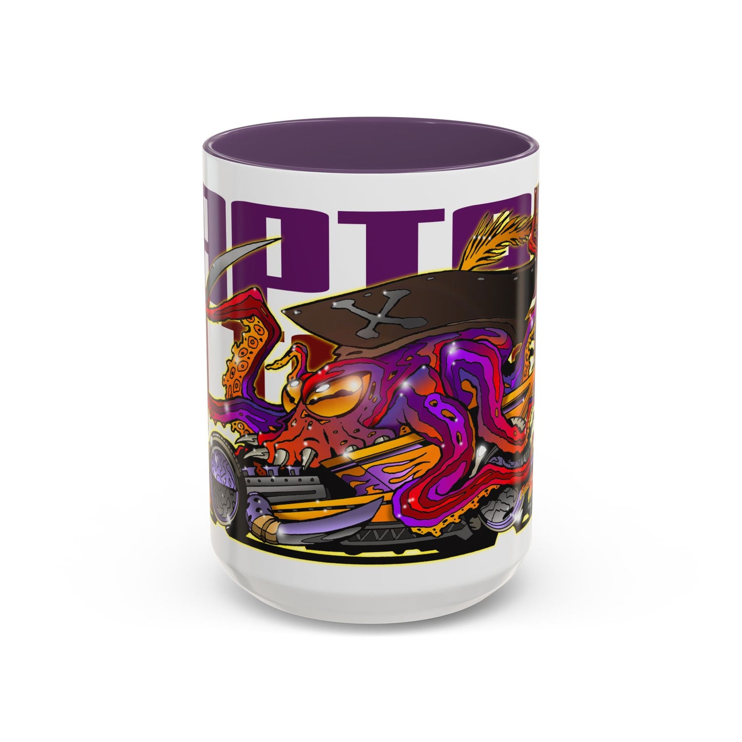 CAPTAIN OCTOROD Hot Rod Octopus Collectible Coffee Mug - 2 Sizes