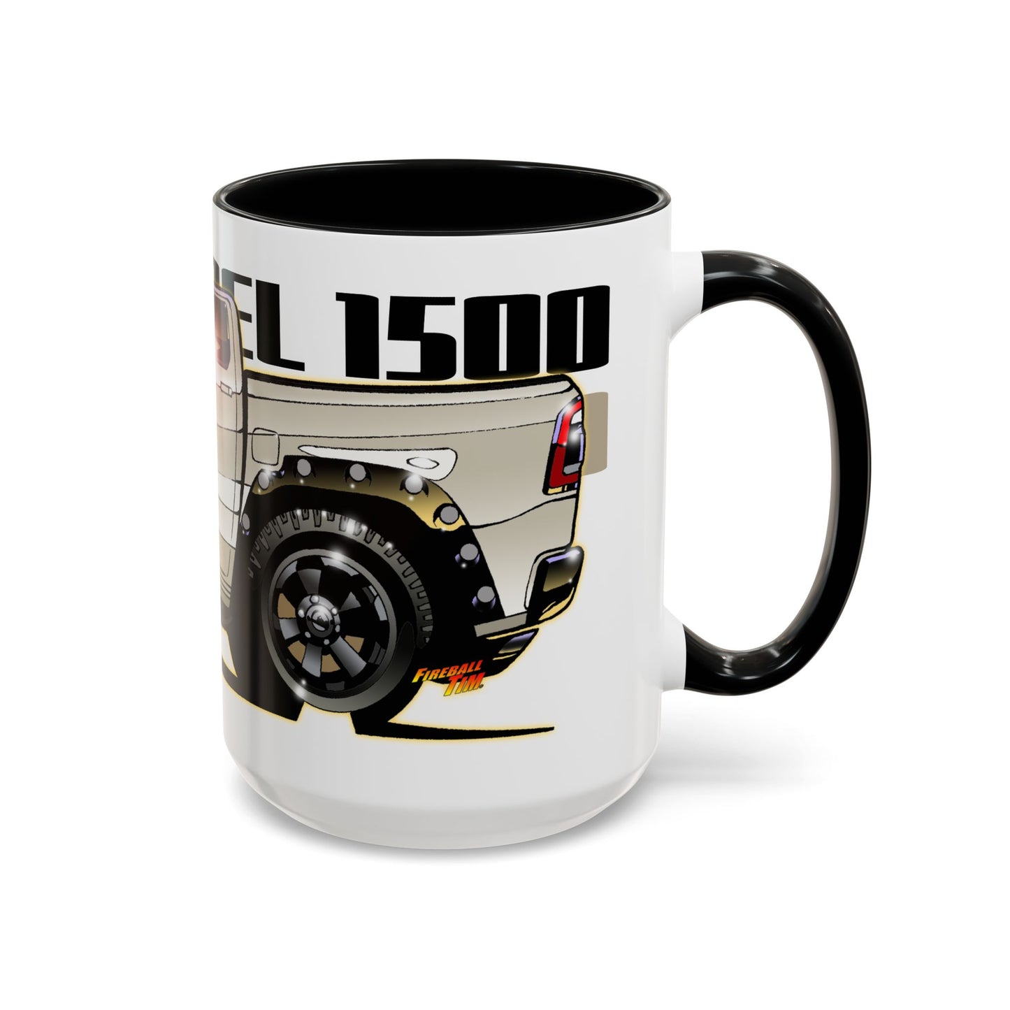 RAM REBEL 1500 Truck Collectible Coffee Fireball Art Mug 2 Sizes