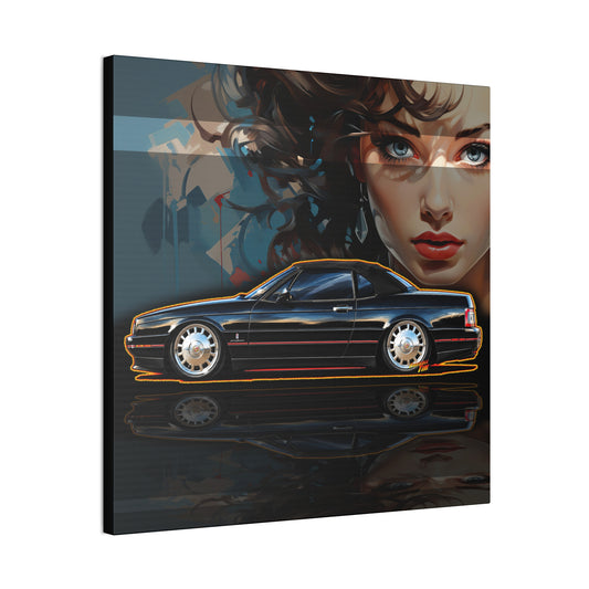 CADILLAC ALLANTE Collectible Fireball Art Canvas Stretched Print