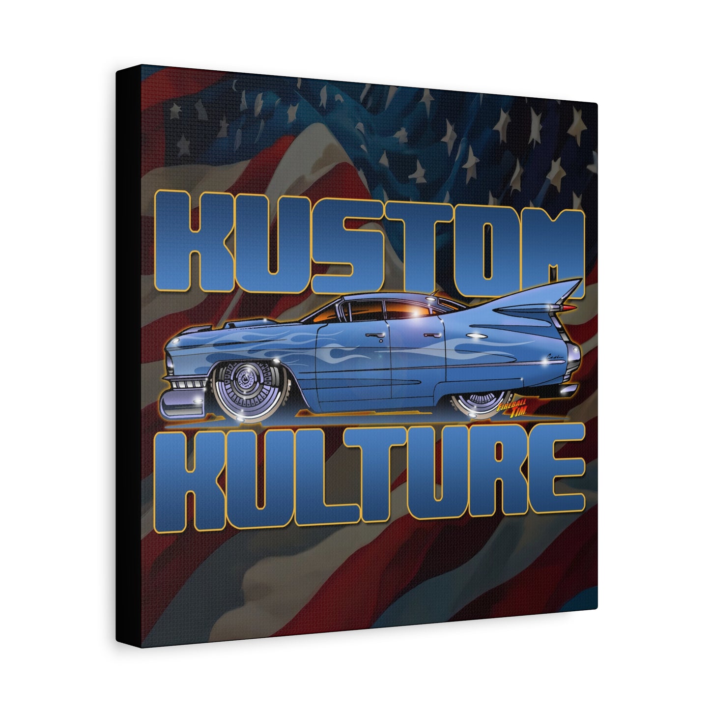 CADILLAC KUSTOM CULTURE 1959 Collectible Canvas Art Print