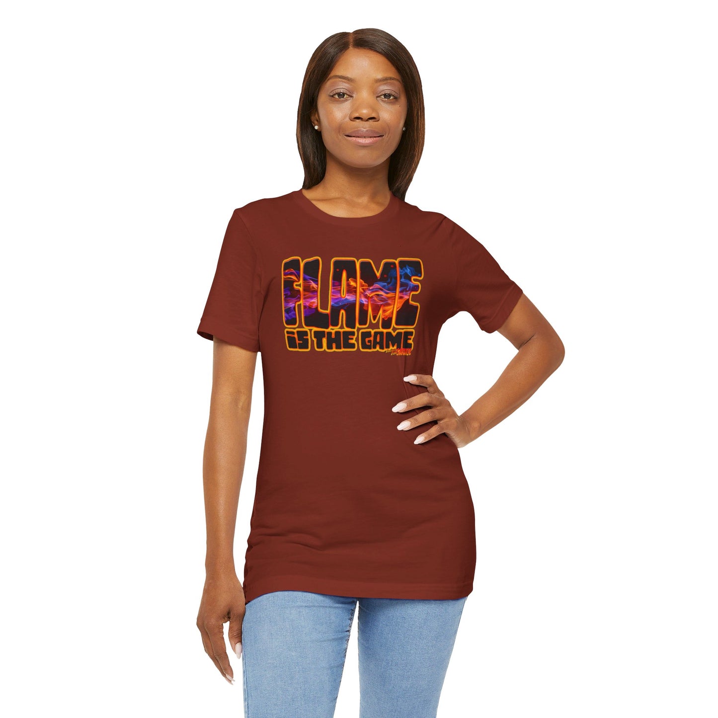 FLAME IS THE GAME Fireball Tim Garage Official Short Sleeve Tee 13 Colors