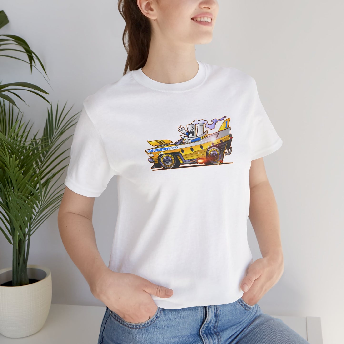 BUDDY CRUISE BUDDYMOBILE Custom Car Art Short Sleeve Tee in 17 Colors