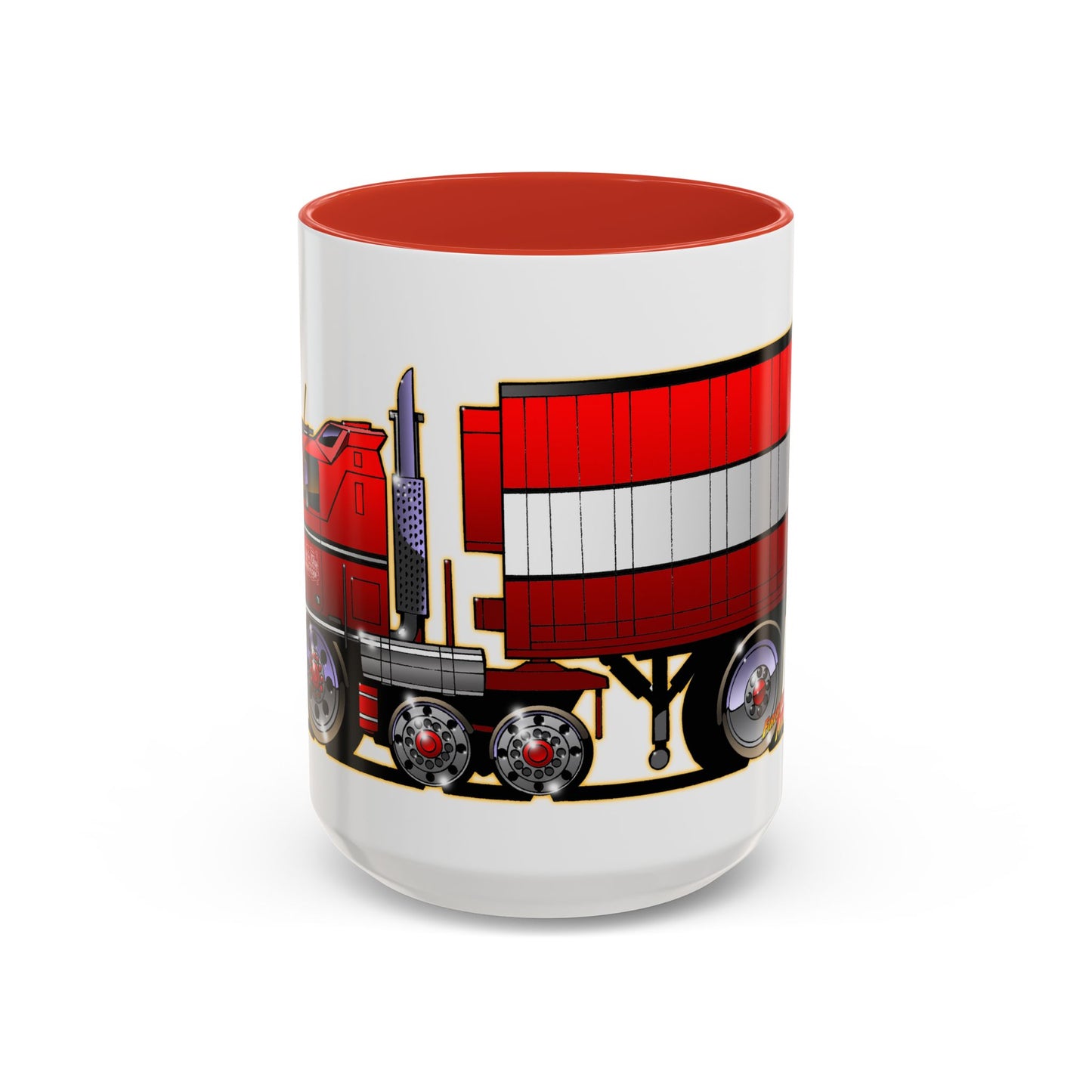 BJ AND THE BEAR TV Show Semi Truck Concept Art Coffee Mug 2 Sizes 2 Colors