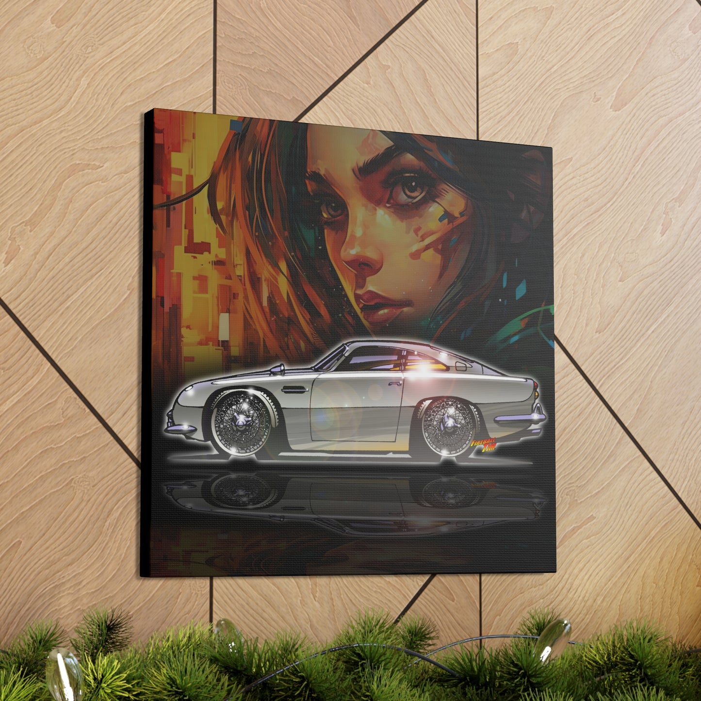 ASTON MARTIN DB5 James Bond 007 MASTERPRINT Concept Art Canvas Print 3 Sizes