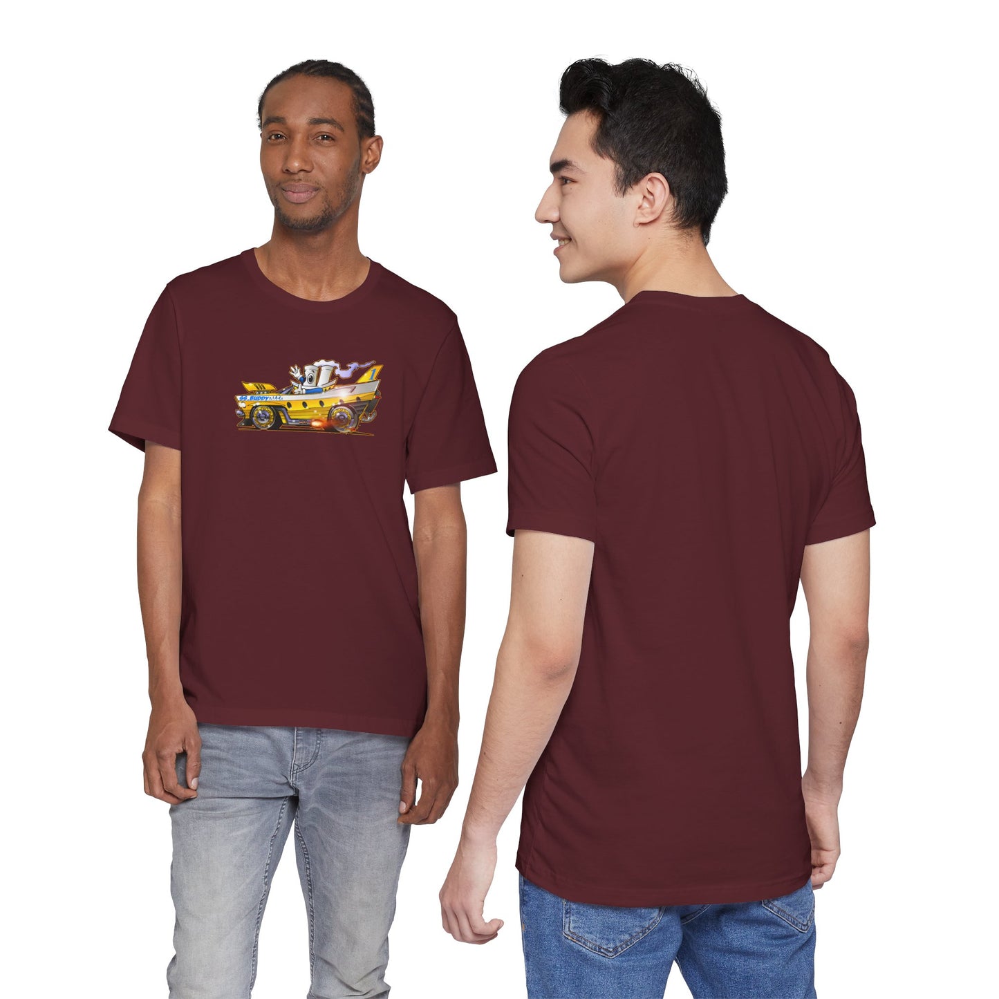 BUDDY CRUISE BUDDYMOBILE Custom Car Art Short Sleeve Tee in 17 Colors