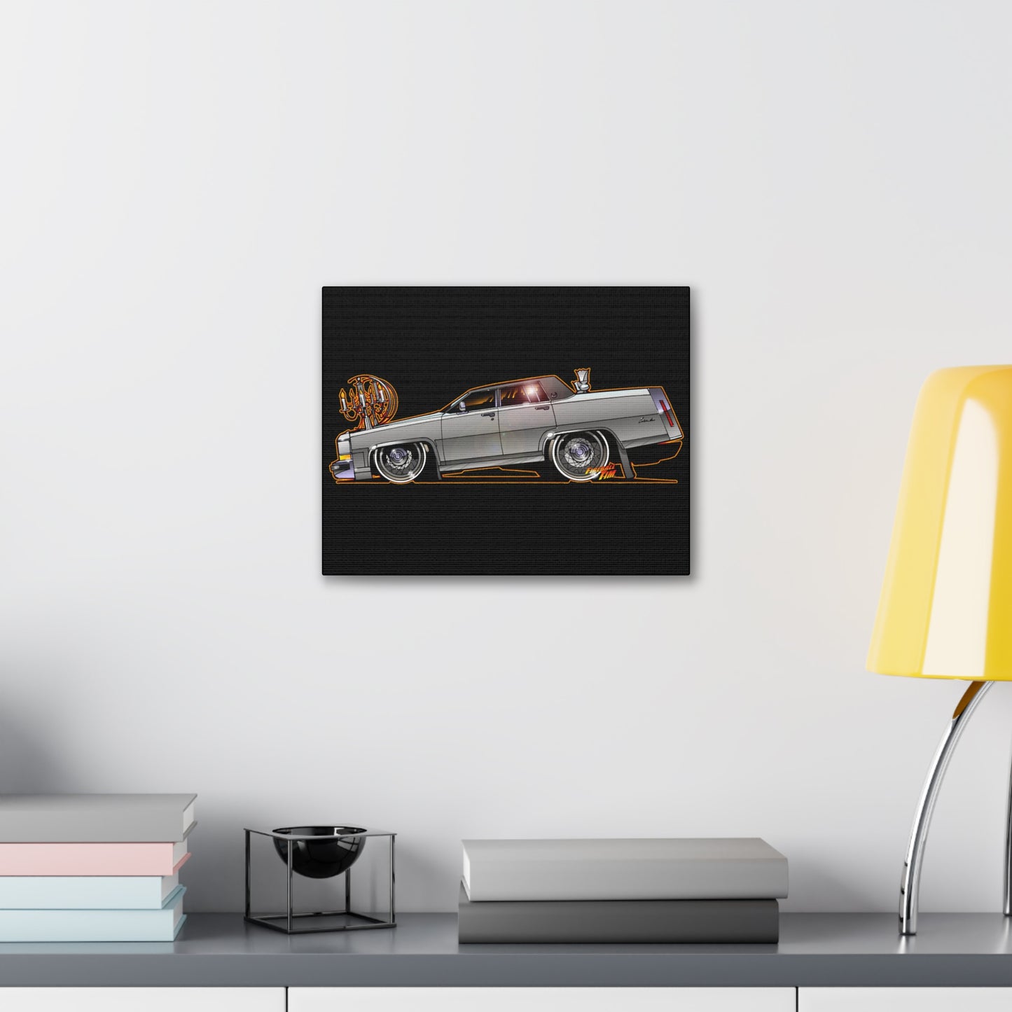 ESCAPE FROM NEW YORK Duke Cadillac Concept Art Movie Car Canvas Print 11x14