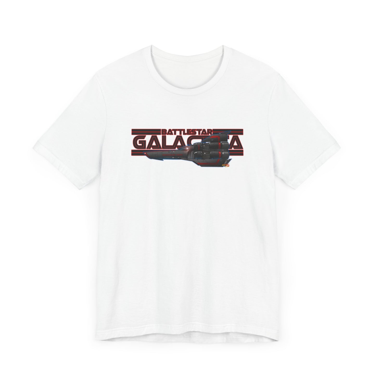 BATTLESTAR GALACTICA Viper Concept Art Logo Short Sleeve Tee 13 Colors