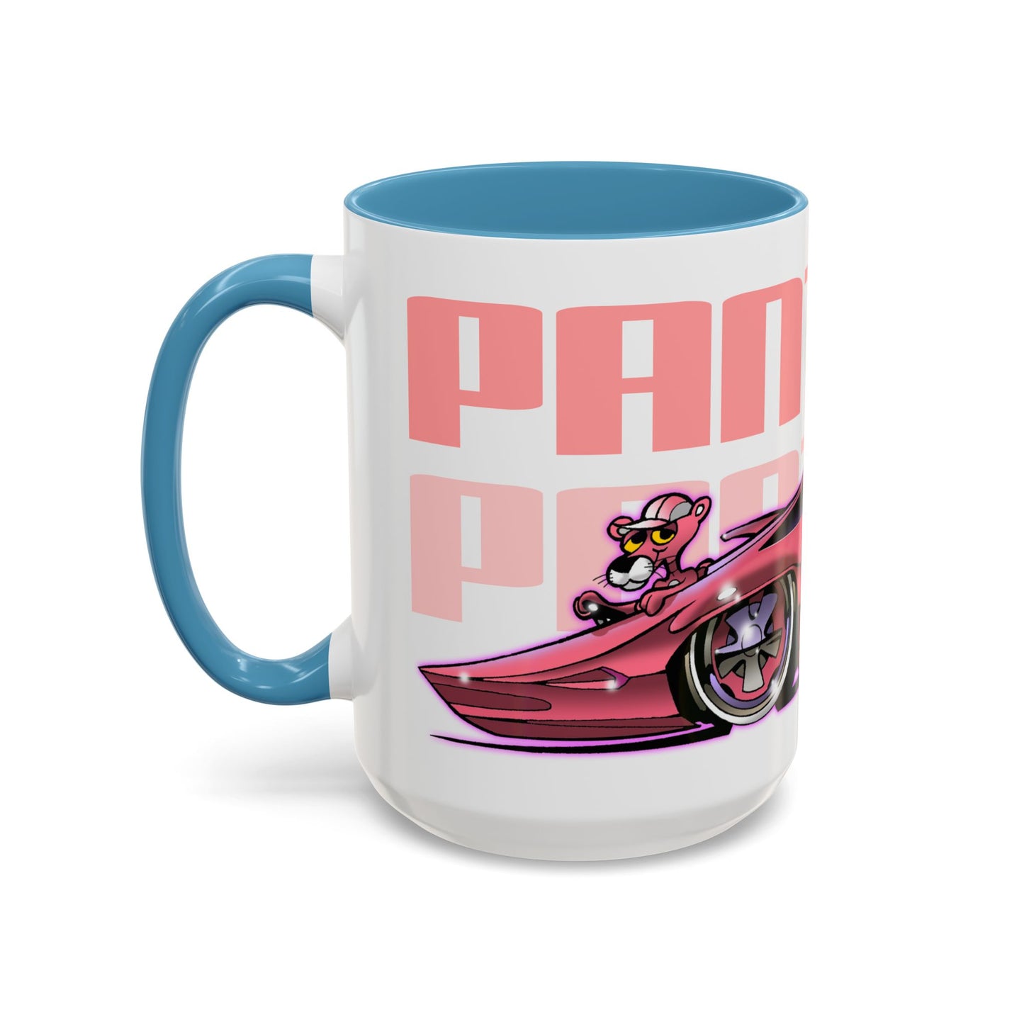 PINK PANTHER PANTHERMOBILE Collectible Coffee Art Mug - 2 Sizes
