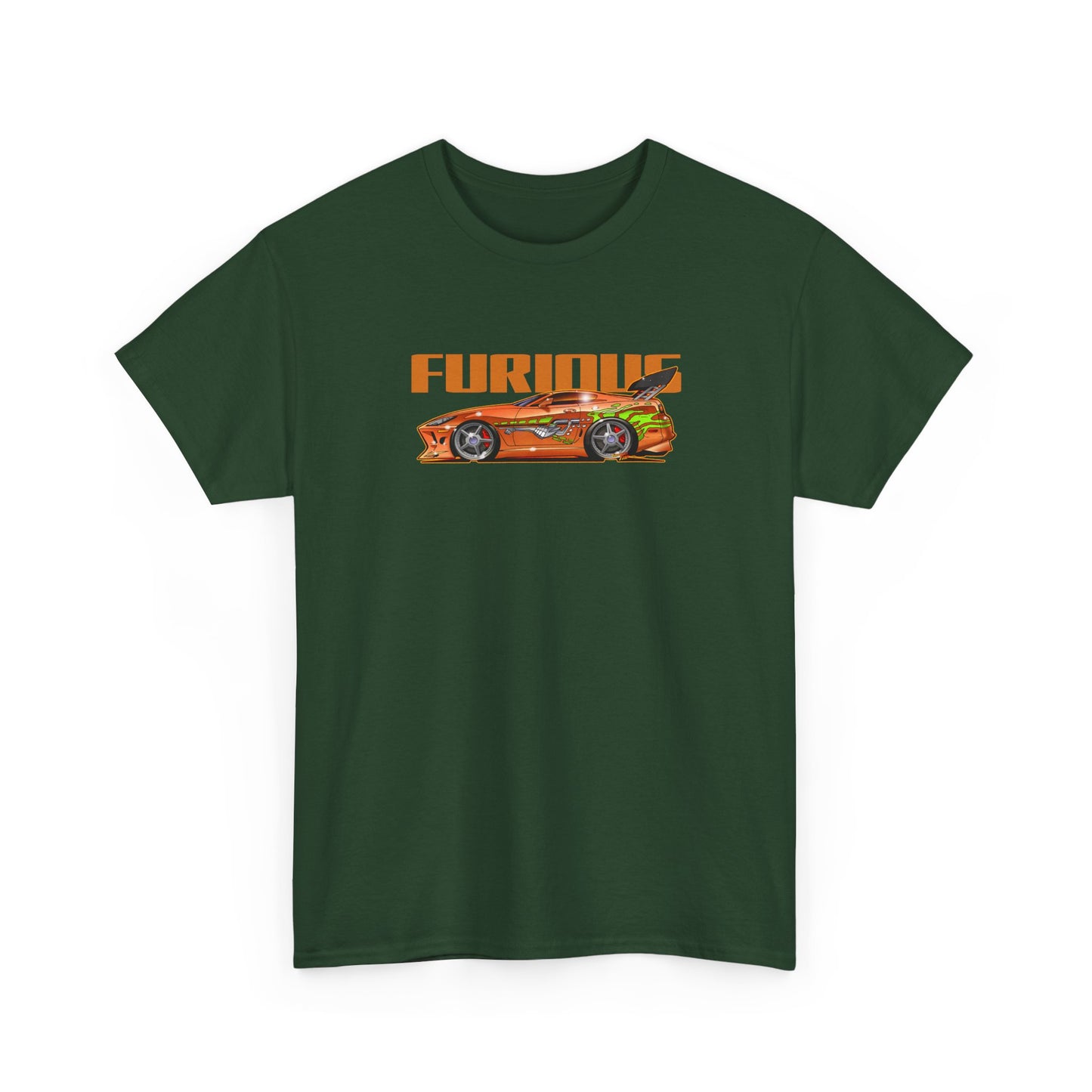 FAST & FURIOUS 1994 TOYOTA SUPRA MK IV Fireball Art Tee Shirt - Multiple Sizes