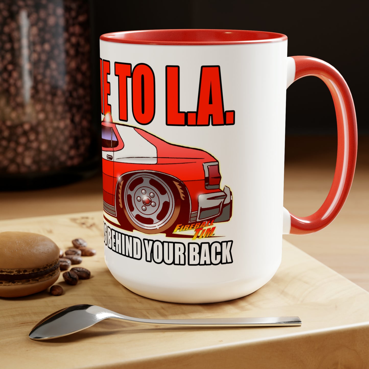 STARSKY AND HUTCH Welcome to L.A. Ford Torino Coffee Mug 15oz