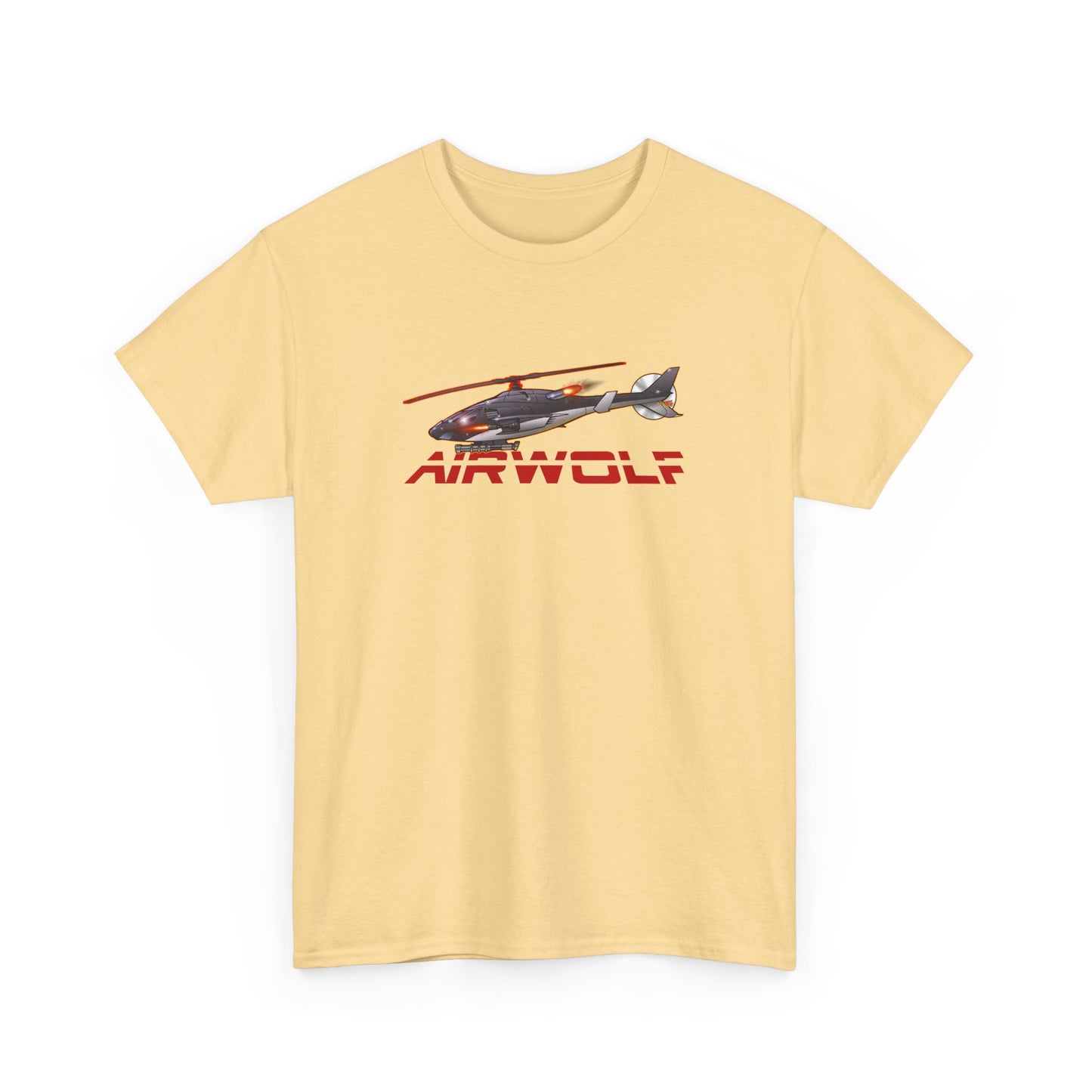 AIRWOLF Helicopter Concept Art Cotton Tee Shirt Mutiple Colors