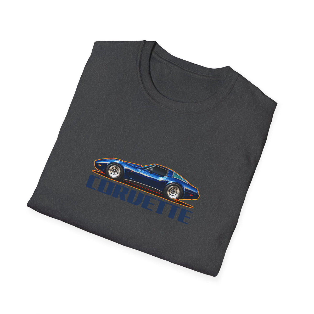 CHEVROLET CORVETTE 1978 Collectible Fireball Art Collectible Fireball Art TeeShirt